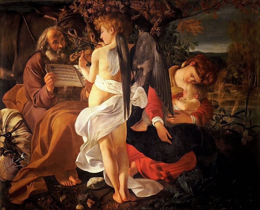 Caravaggio, Rest on the flight into Egypt